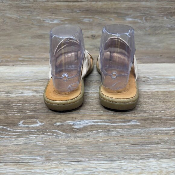 BOC Alisha Heather Brown Criss Cross Strap Toe Loop Sandals Women's Size 7 - Picture 3 of 7
